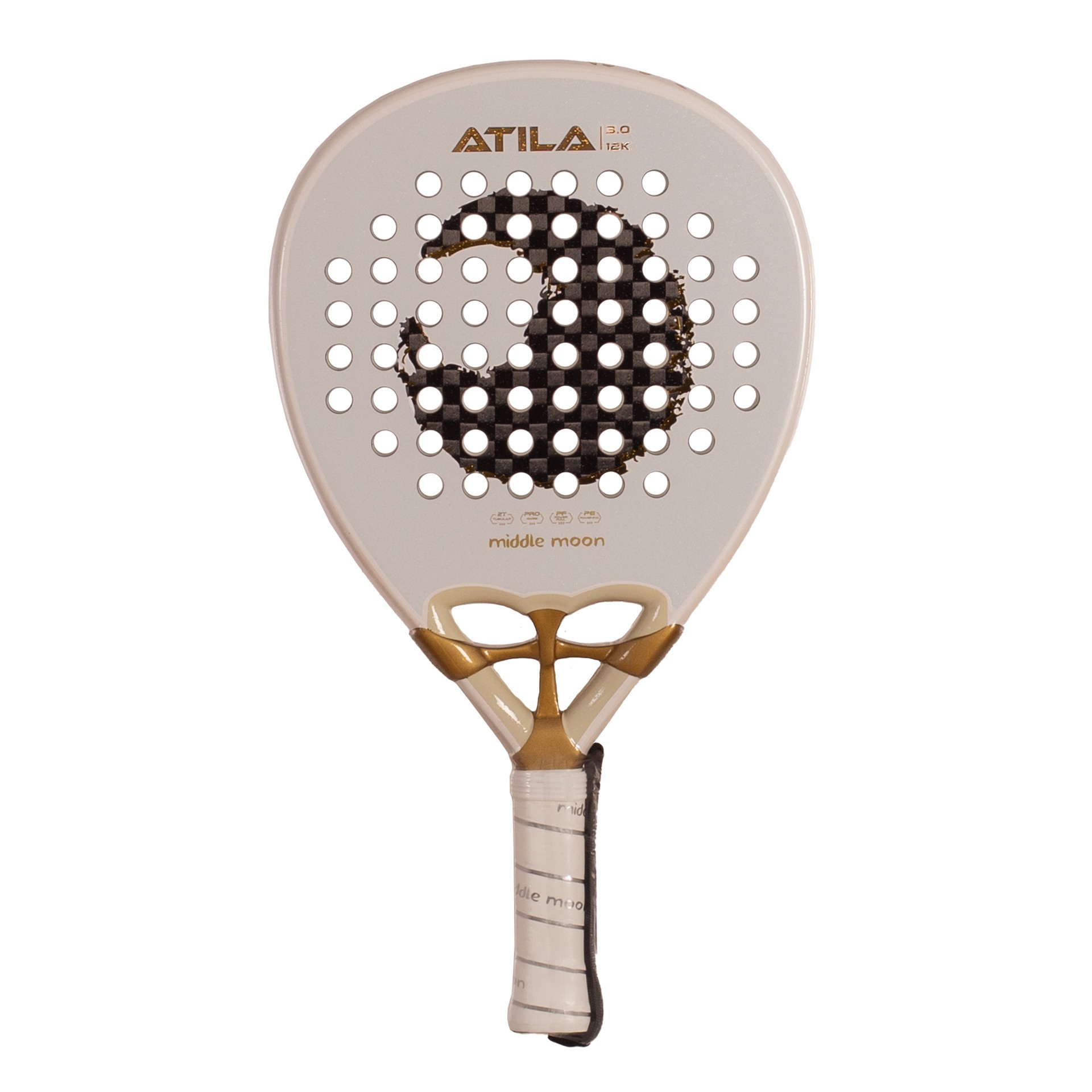 PALA DE PÁDEL MIDDLE MOON ATILA 3.0 12K