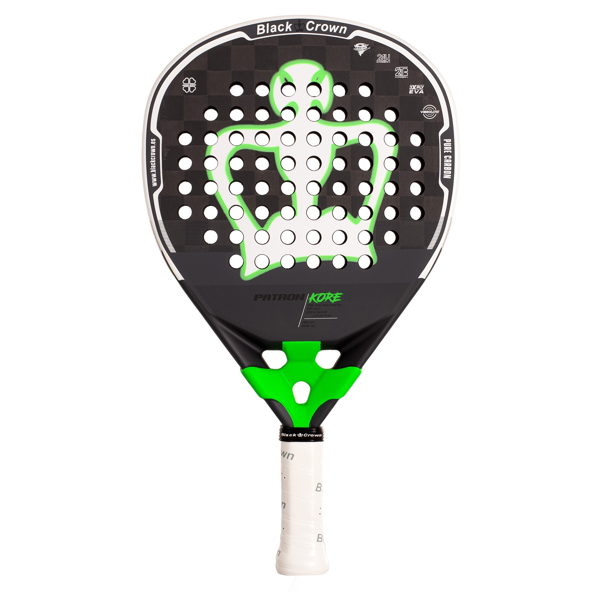 PALA DE PÁDEL BLACK CROWN PATRON KORE