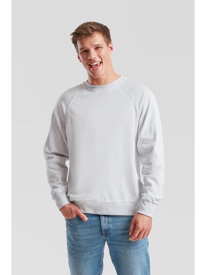SUDADERA FRUIT OF THE LOOM LIGHTWEIGHT RAGLAN SWEAT