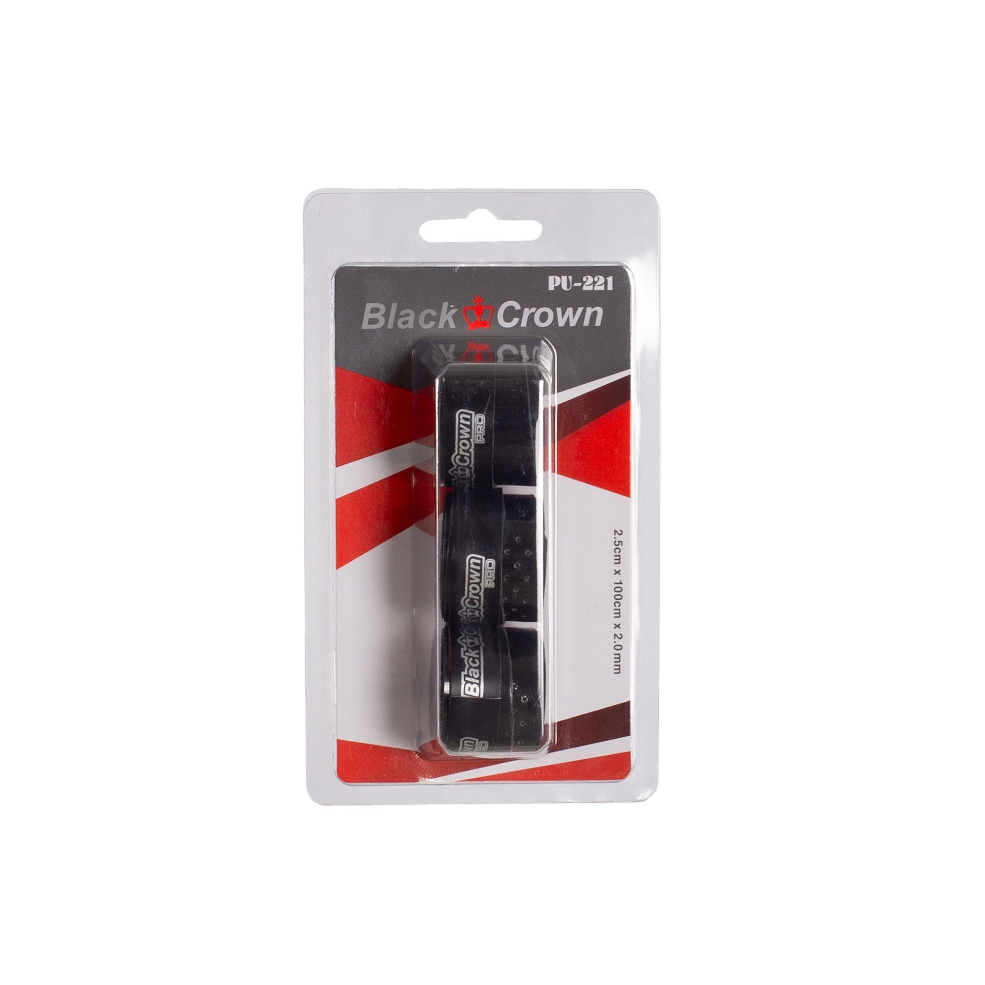 BLISTER 3 OVERGRIPS BLACK CROWN PERFORADOS