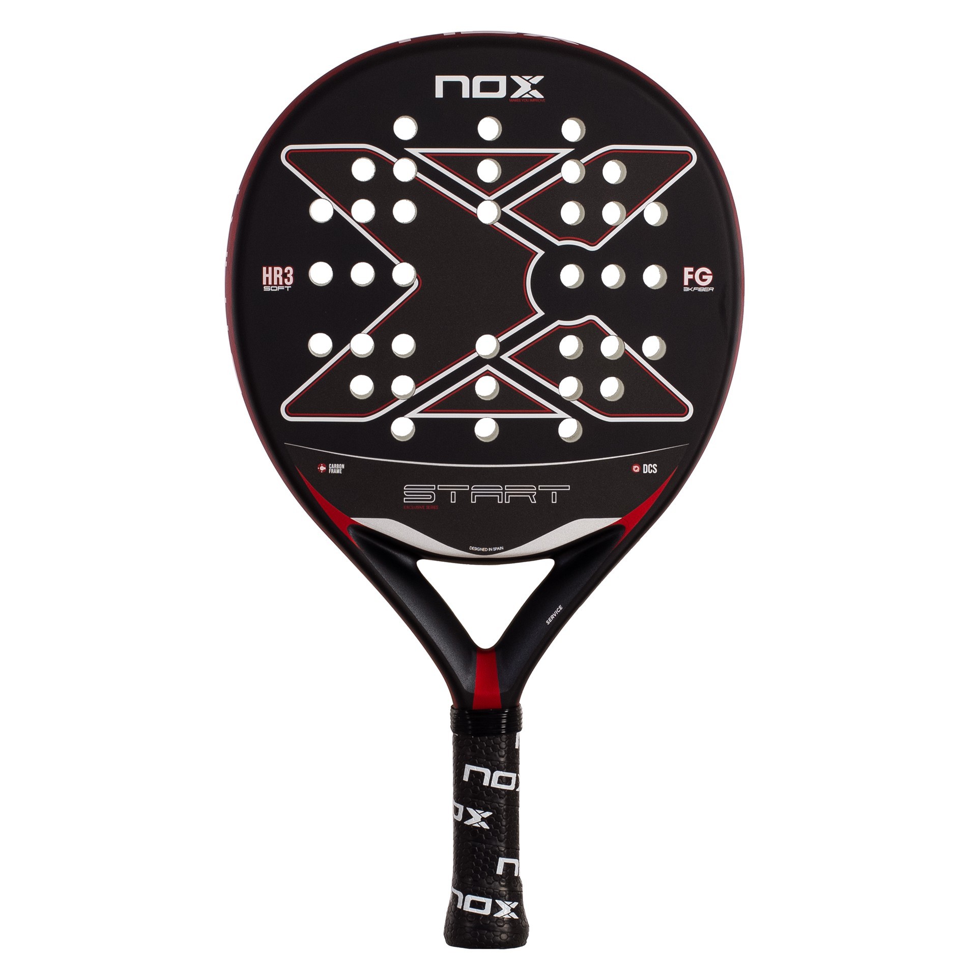 PALA DE PÁDEL NOX START BLACK EX JS