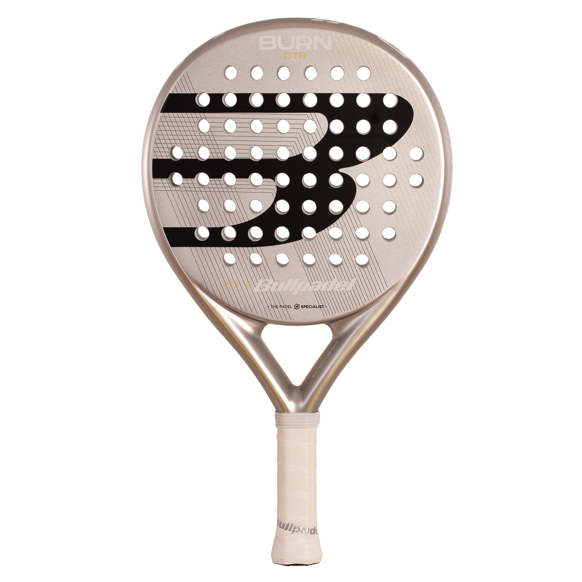 PALA DE PÁDEL BULLPADEL BURN CONTROL WHITE