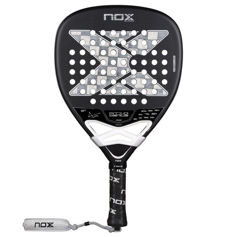 PALA DE PÁDEL NOX AT10 LUXURY GENIUS ATTACK 18K ALUM BY AGUSTIN TAPIA