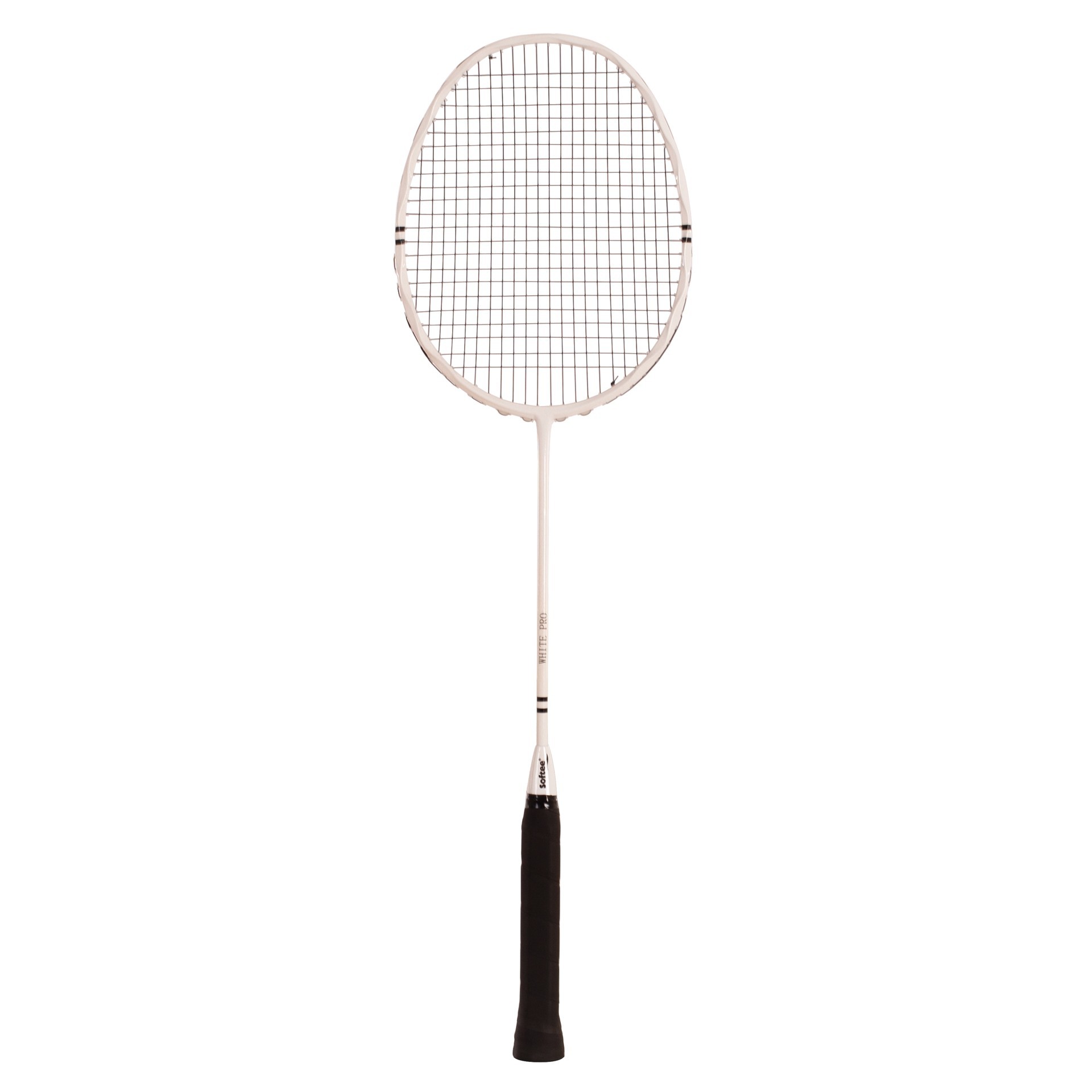 RAQUETA DE BÁDMINTON SOFTEE WHITE PRO CARBON