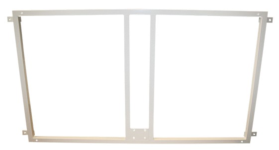 SOPORTE METALICO PARA SUJECCION TABLERO Y ARO BALONCESTO A LA PARED- BLANCO