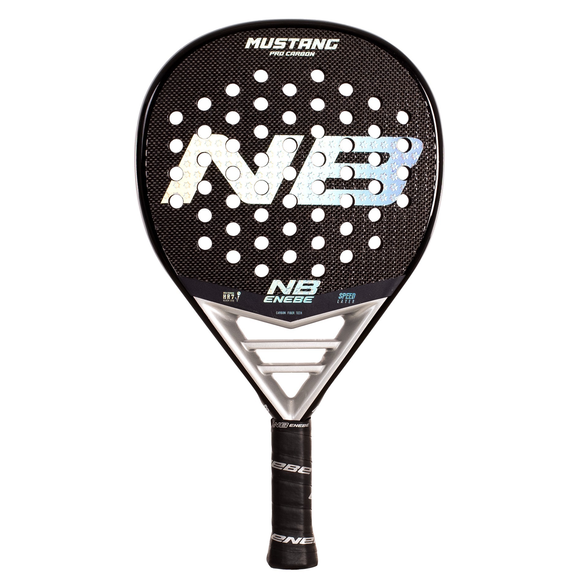 PALA DE PÁDEL ENEBE MUSTANG SILVER 3K